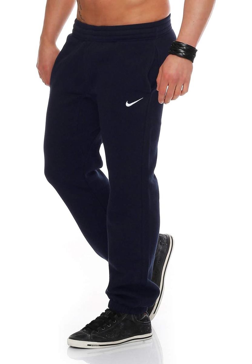 Klassische Fleece-Jogginghose mit Bündchen