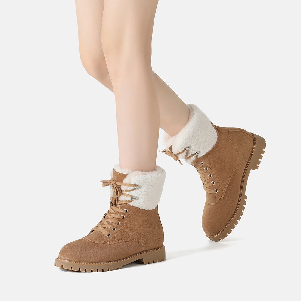 Sittella Chunky Wildleder Winterstiefel
