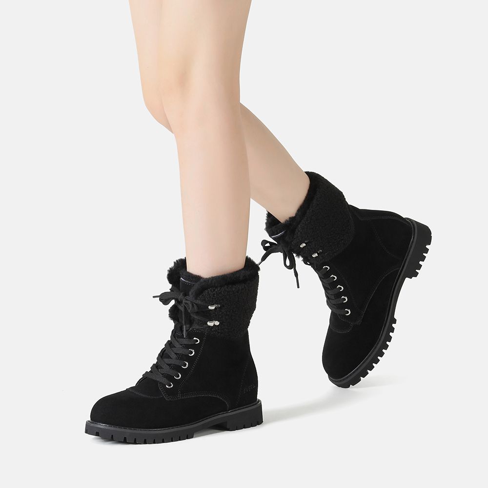 Sittella Chunky Wildleder Winterstiefel