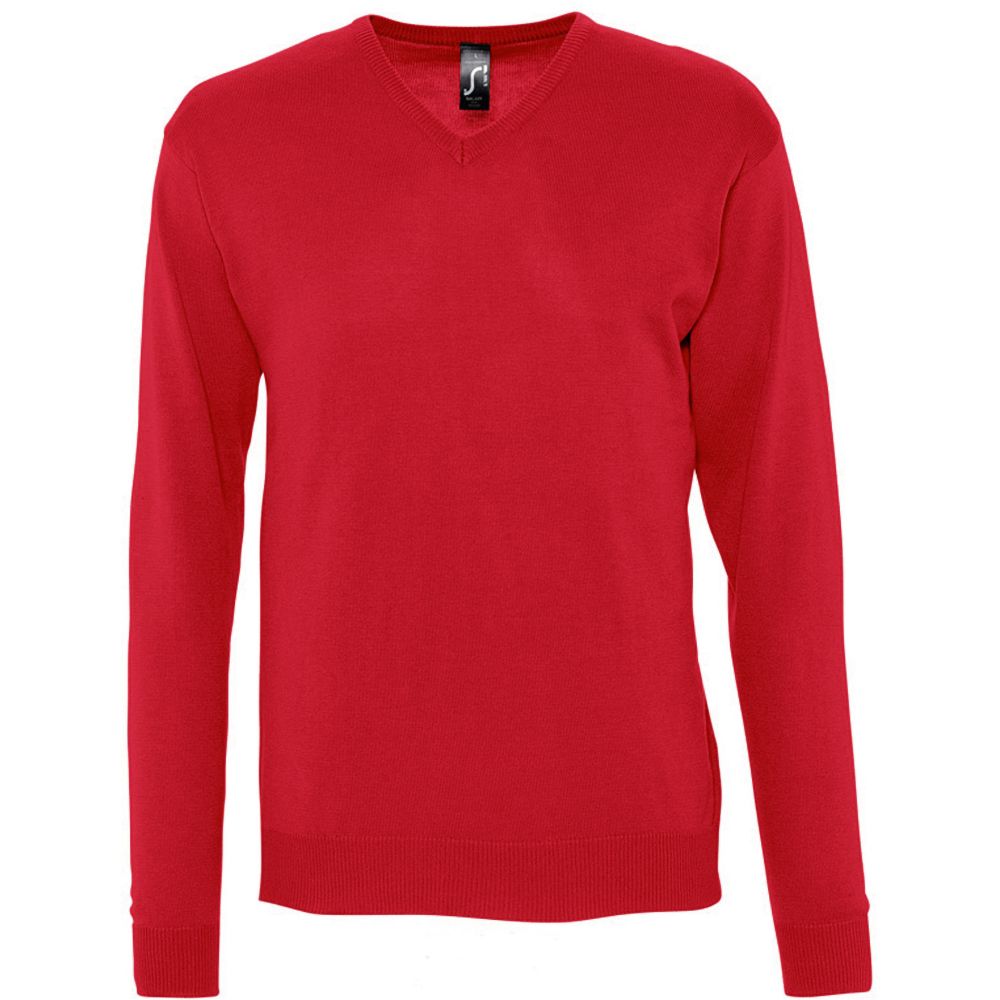 Klassischer Herren Strickpullover mit V-Ausschnitt