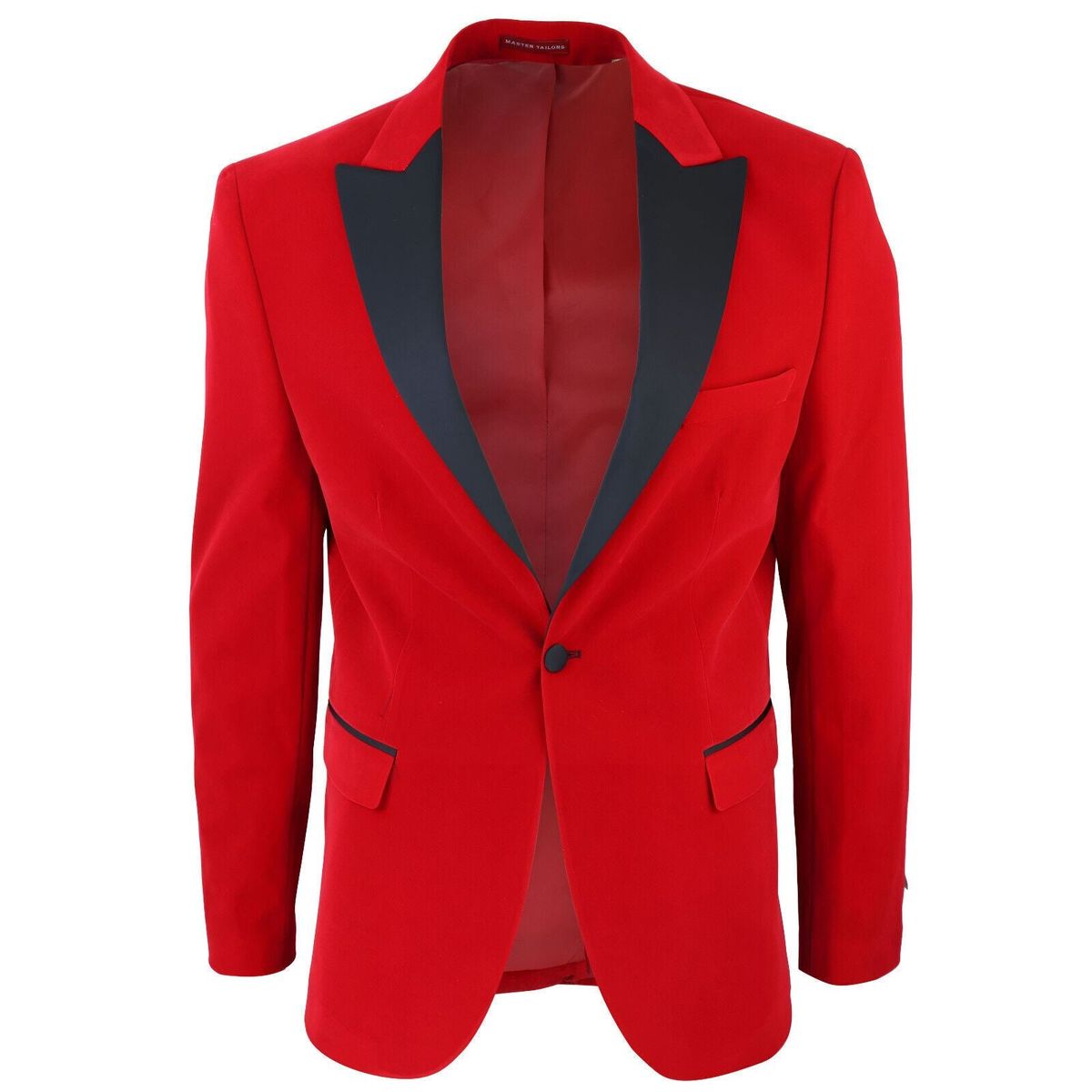 Herren Dinner Smoking Blazer aus rotem Samt