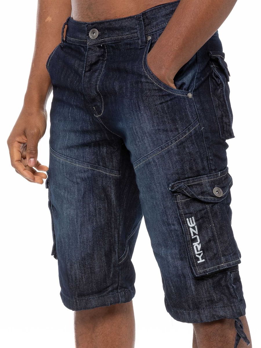 Jeans Cargo Shorts mit Taschen