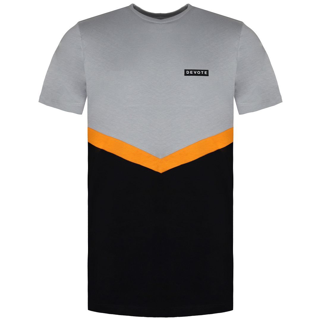 Modernes Farbblock T-Shirt