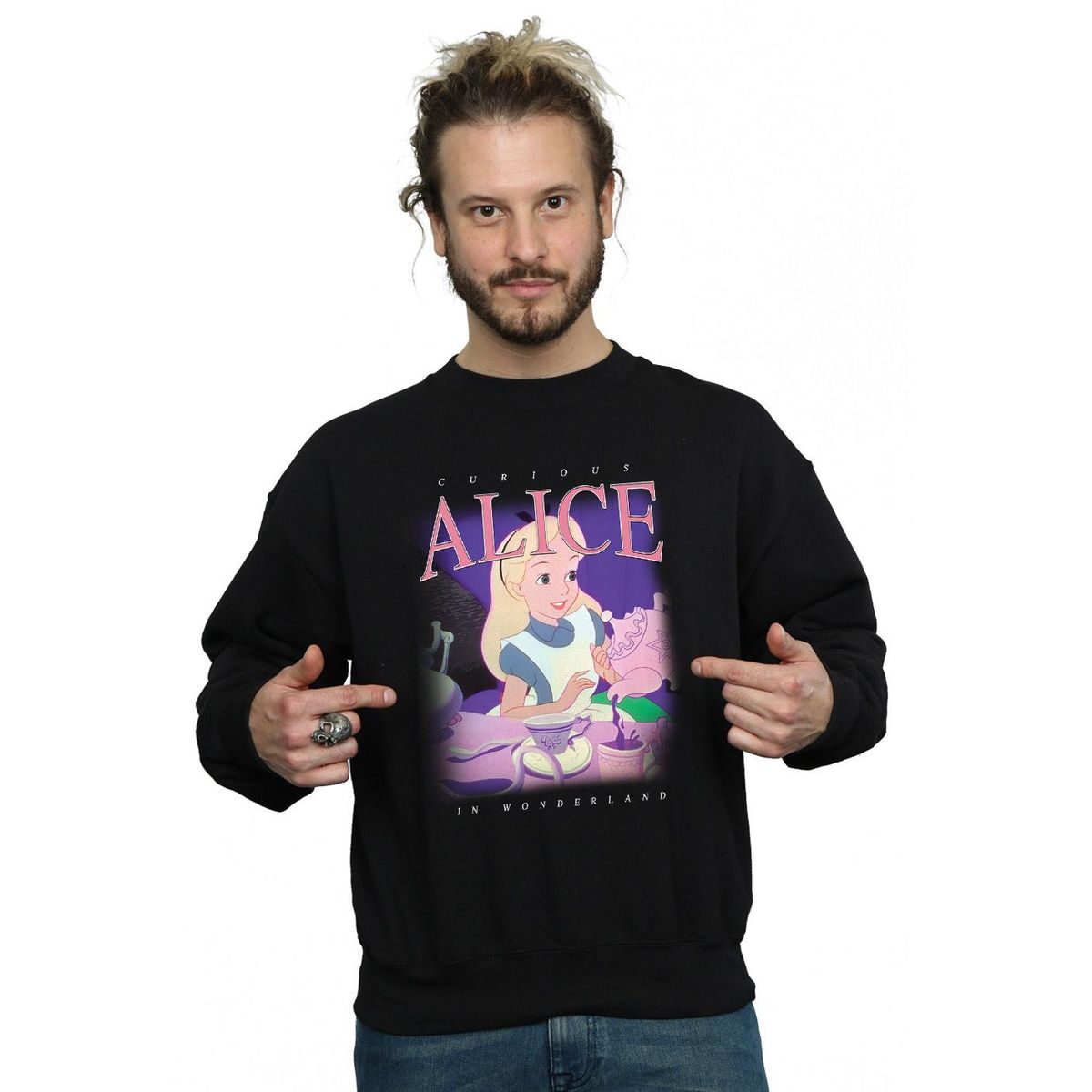Alice im Wunderland Grafik-Sweatshirt