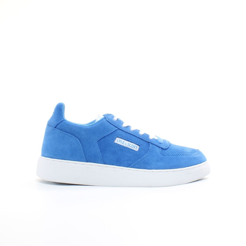 Lyle & Scott Blaue Wildleder Turnschuhe
