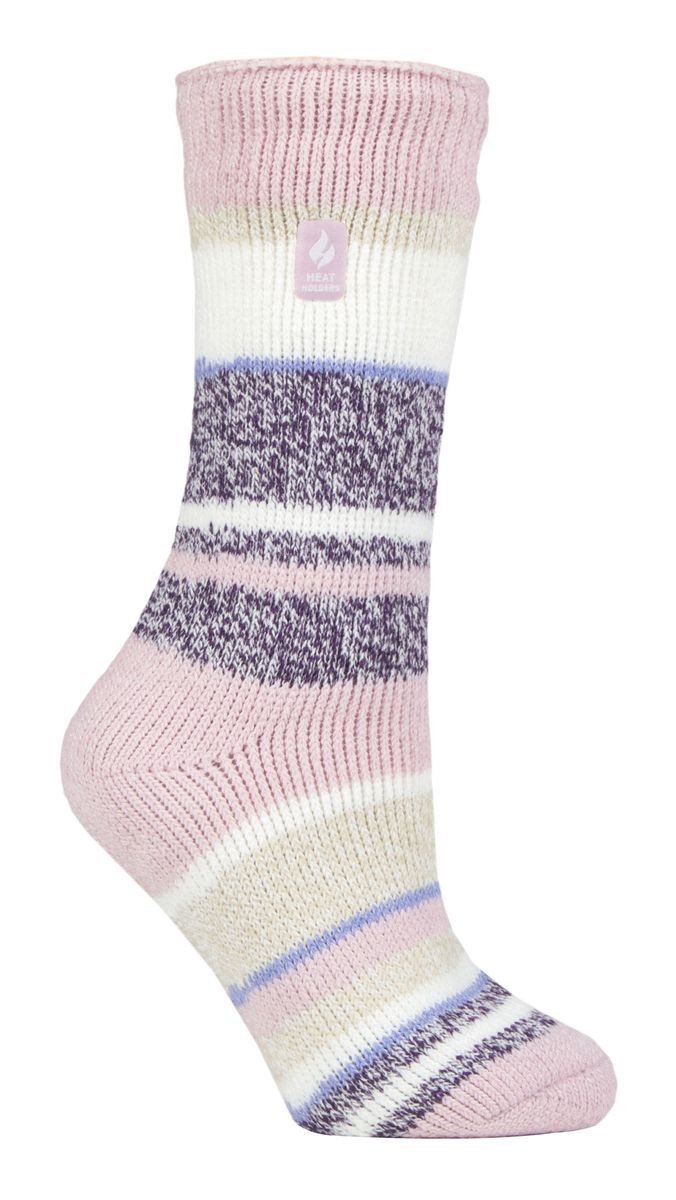 Wärmehalter - Damen Thermosocken für den Winter | Outdoor & Indoor Socken | Kuschelig & Flauschig | Geschenke für Frauen - Dusted Pink (Provence)