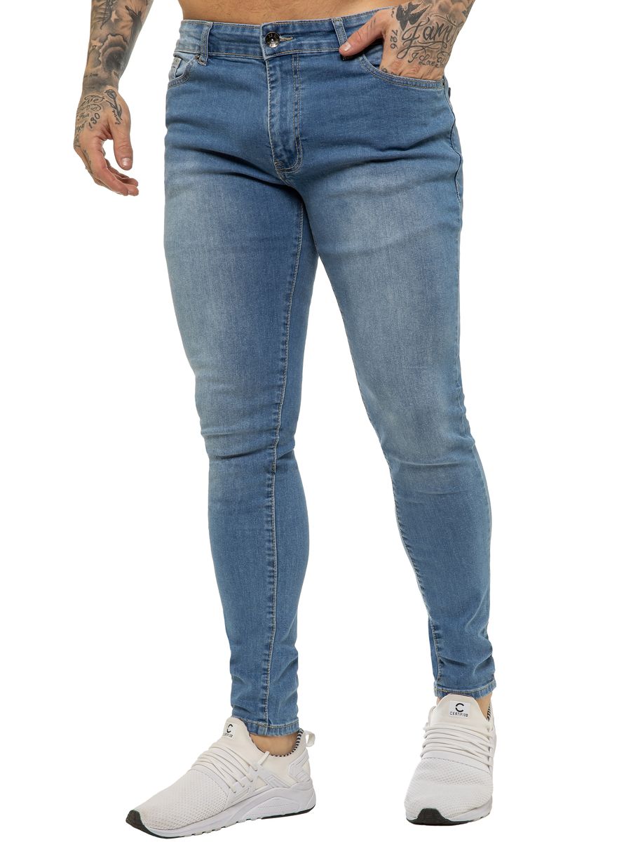 Herren Super Stretch Skinny Jeans