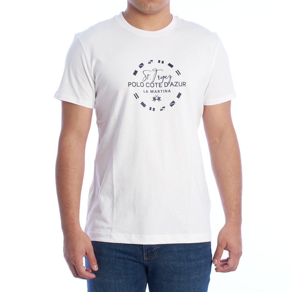 Herren T-Shirt mit Grafikdruck und Rundhalsausschnitt