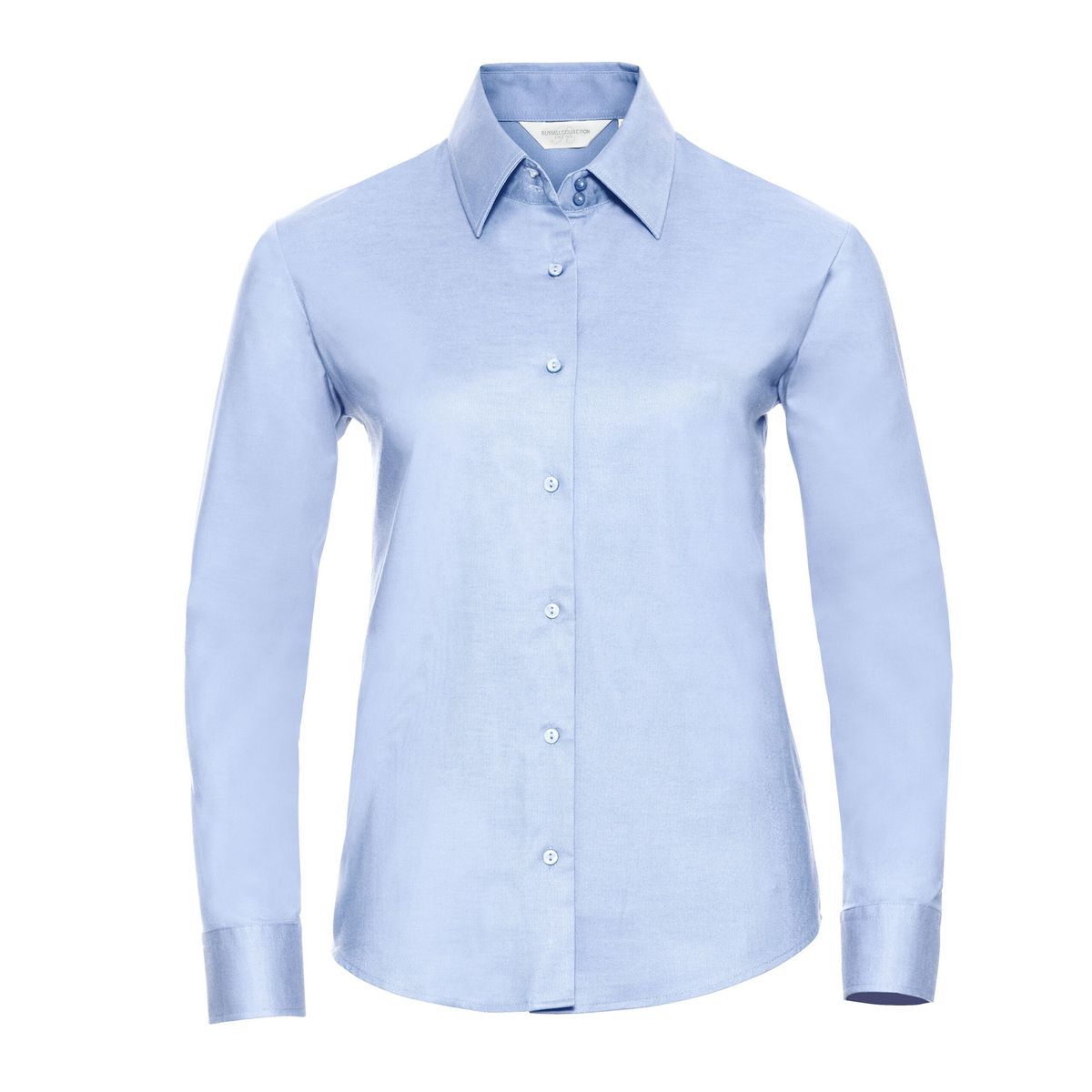 Russell Collection - Hemd für Damen Langärmlig (Dunkelblau)