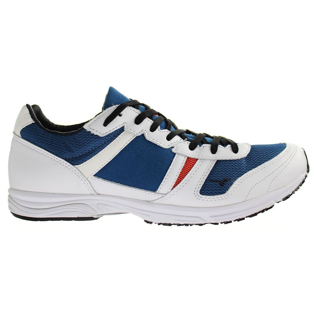 Futuristischer blauer Laufschuh
