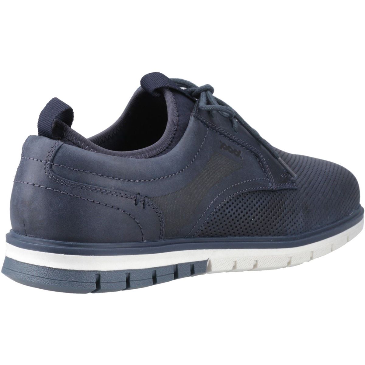 Perforierte Leder-Hybrid-Schnürschuhe