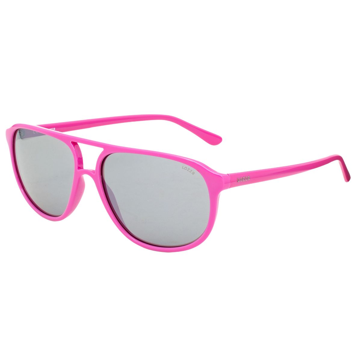 Pinke Pilotenbrille