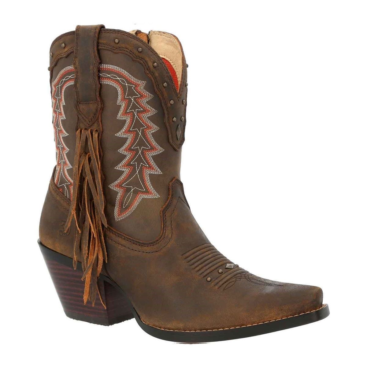 Durango Crush Leder Frauen Pecan Stiefel