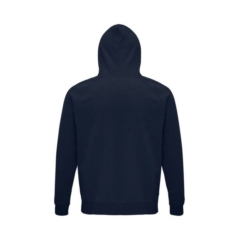 Minimalistischer Raglan-Kapuzenpullover aus Bio-Baumwolle
