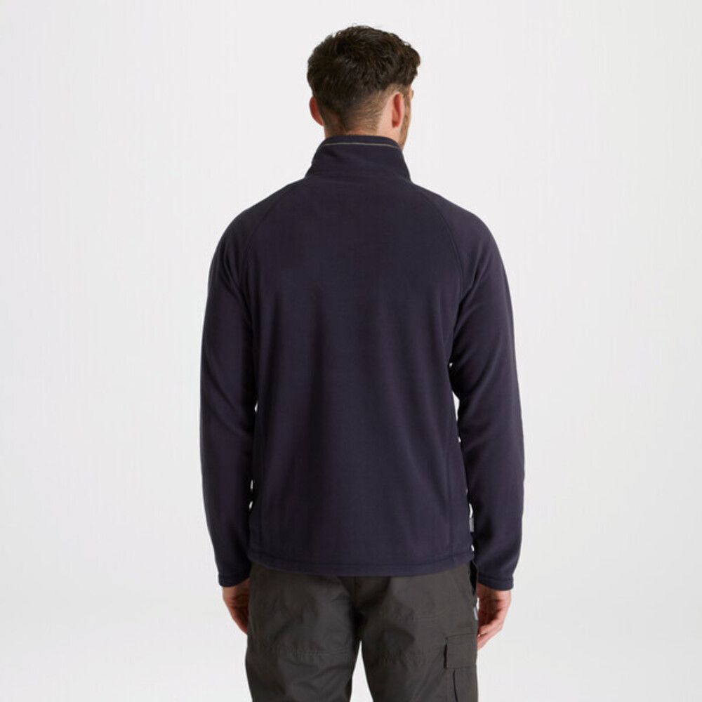 Recycled Microfleece Pullover mit Reißverschluss