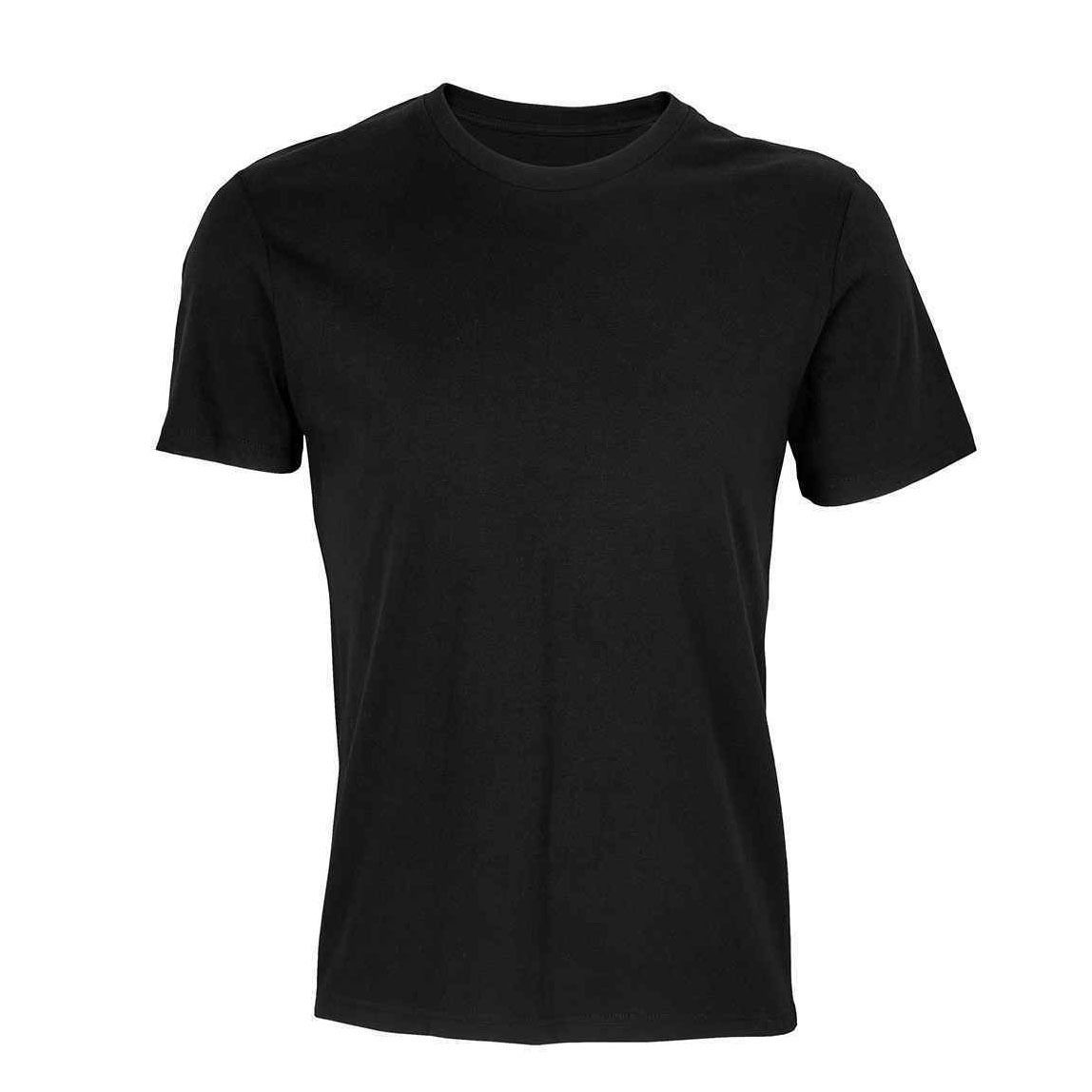 Essentielles Unisex Schwarzes T-Shirt Recyceltes Mischgewebe