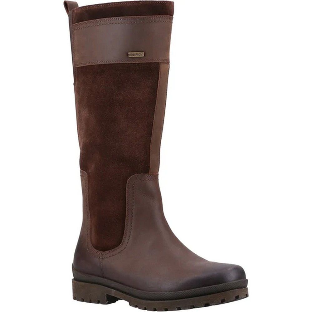Cotswold Womens/Ladies Painswick Lederstiefel (Braun)