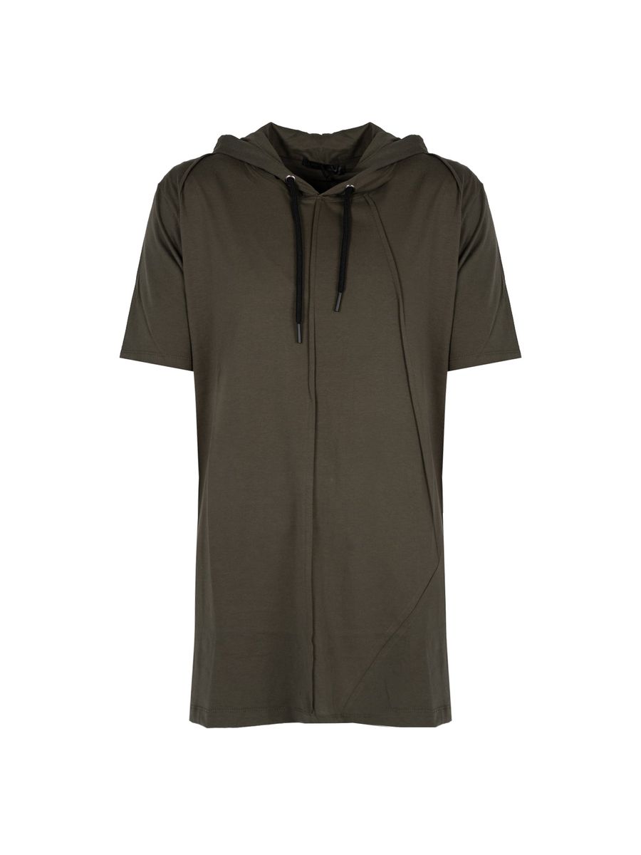 Herren Freizeit Kurzarm Hoodie T-Shirt