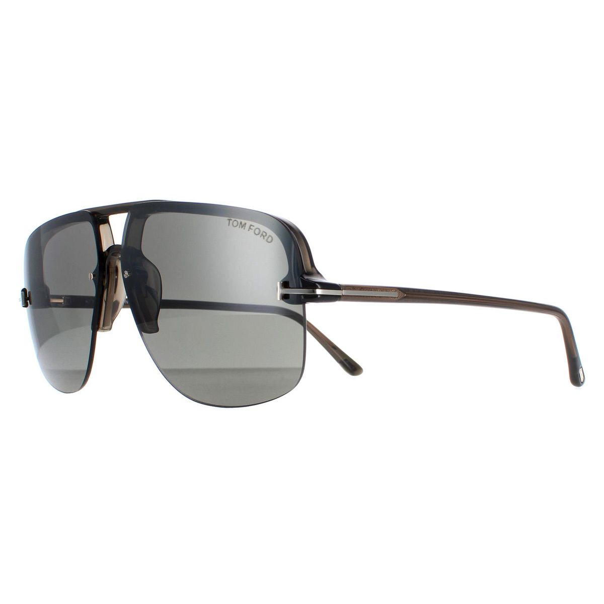 Markante Aviator-Sonnenbrille mit Farbverlauf