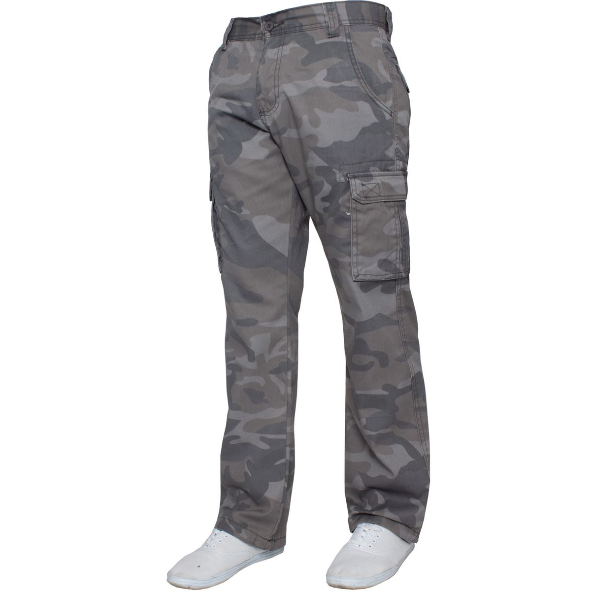 Herren Camouflage Cargo-Hose mit Relaxed Fit