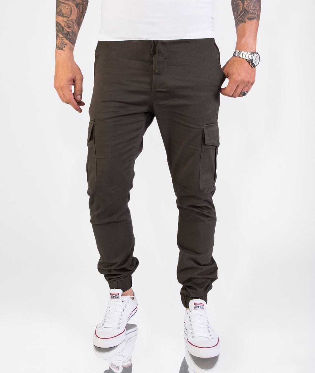 Herren Cargo-Freizeithose mit Taschen