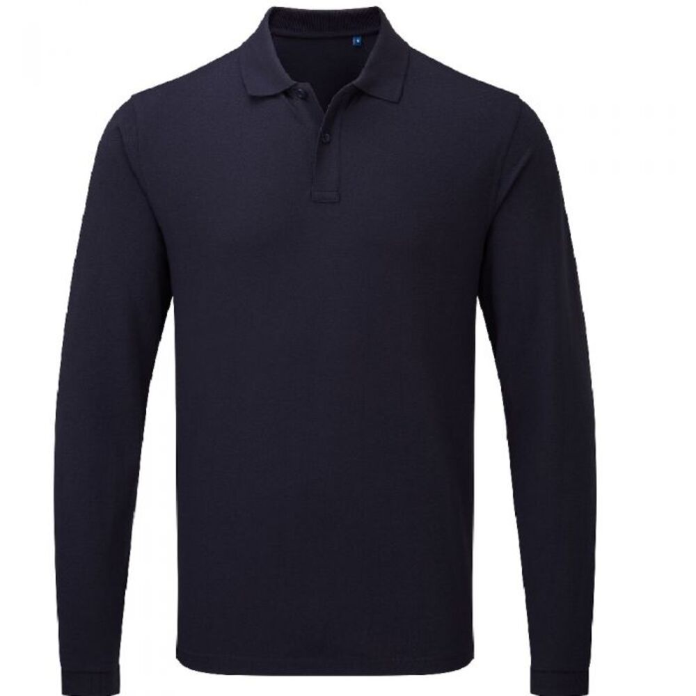 Herren Langarm Poloshirt