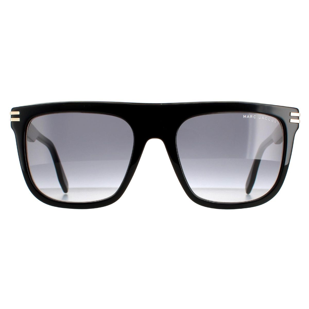 Sonnenbrille mit quadratischem Rahmen, dunkles Farbverlaufsglas