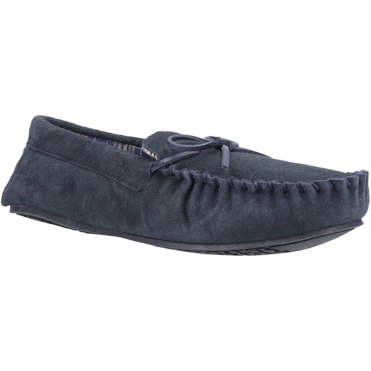Hush Puppies Clyde Wildleder Herren Navy Hausschuhe