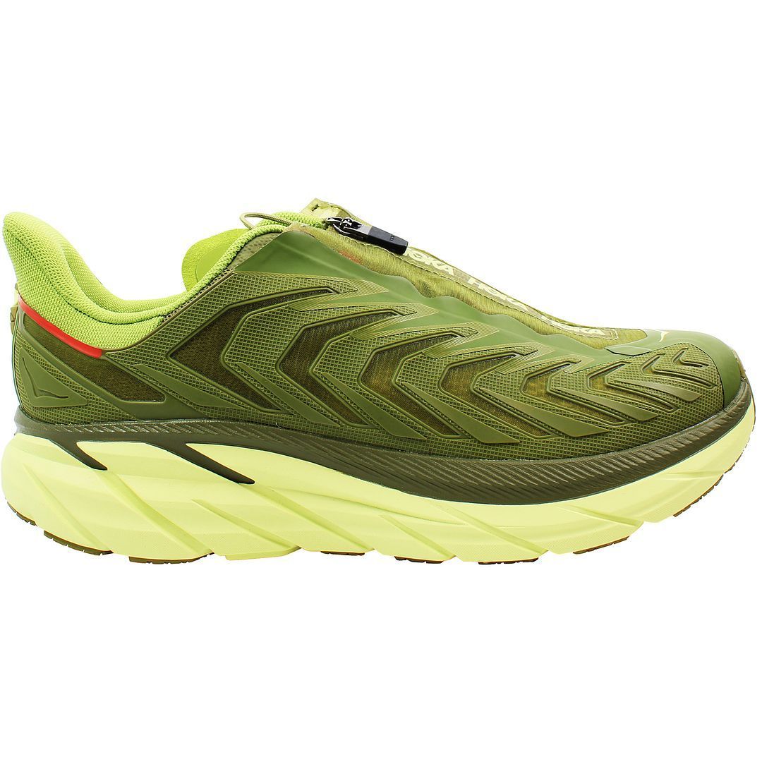 Olivgrüner Performance Laufschuh