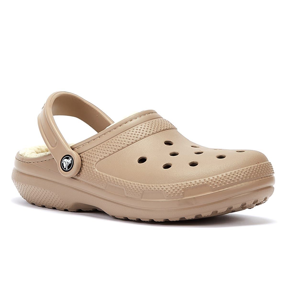 Klassische gefütterte Clogs mit Riemen