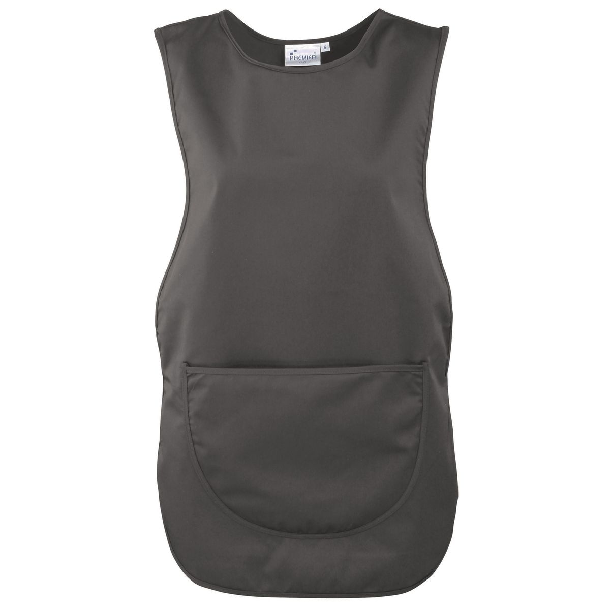 Premier Ladies/Womens Pocket Tabard (2er-Pack) (Dunkelgrau)