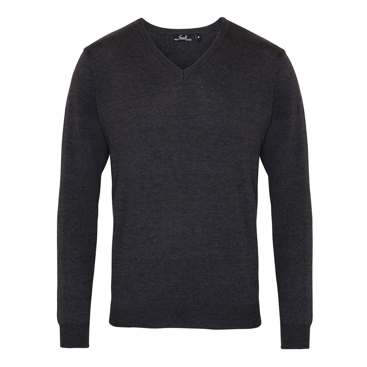 Premier - Sweatshirt V-Ausschnitt für Herren (Holzkohle)