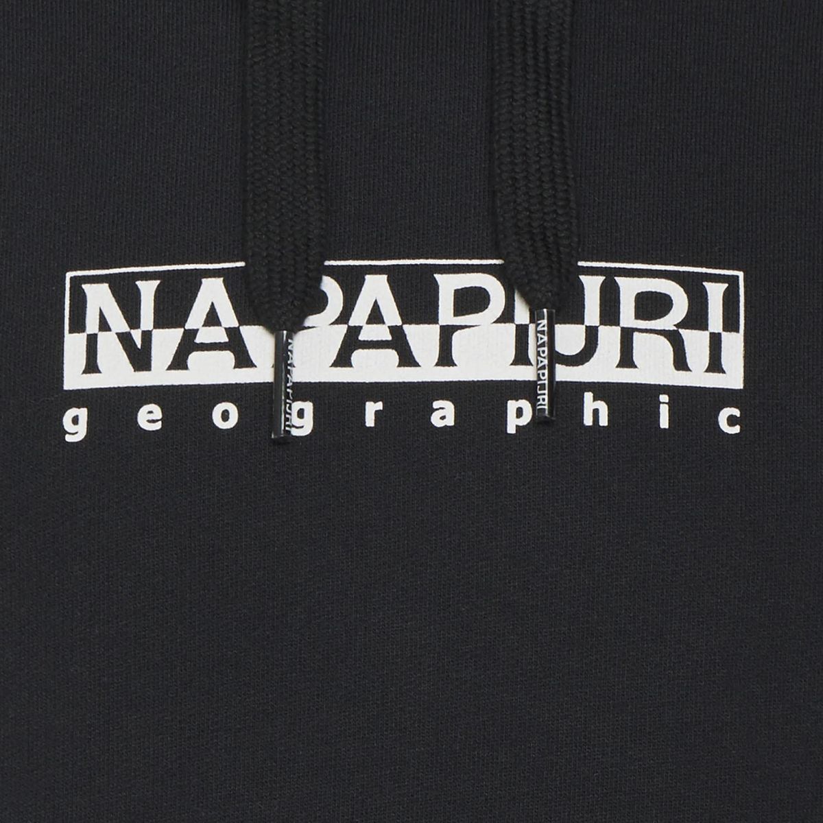 Grafischer Box-Logo-Kapuzenpullover aus Baumwolle