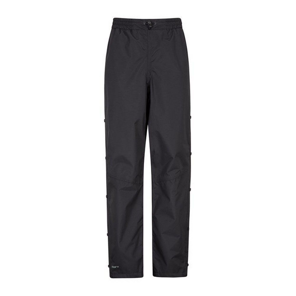 Mountain Warehouse Womens/Ladies Downpour Waterproof Trousers (Schwarz)