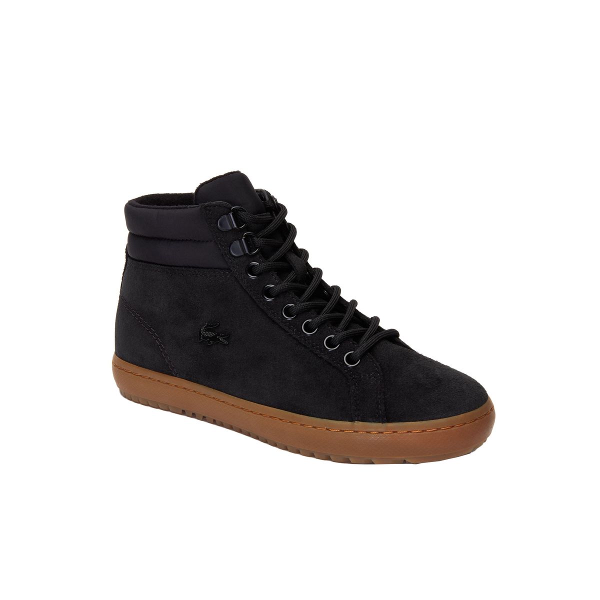 Gefütterte Wildleder High-Top Sneaker