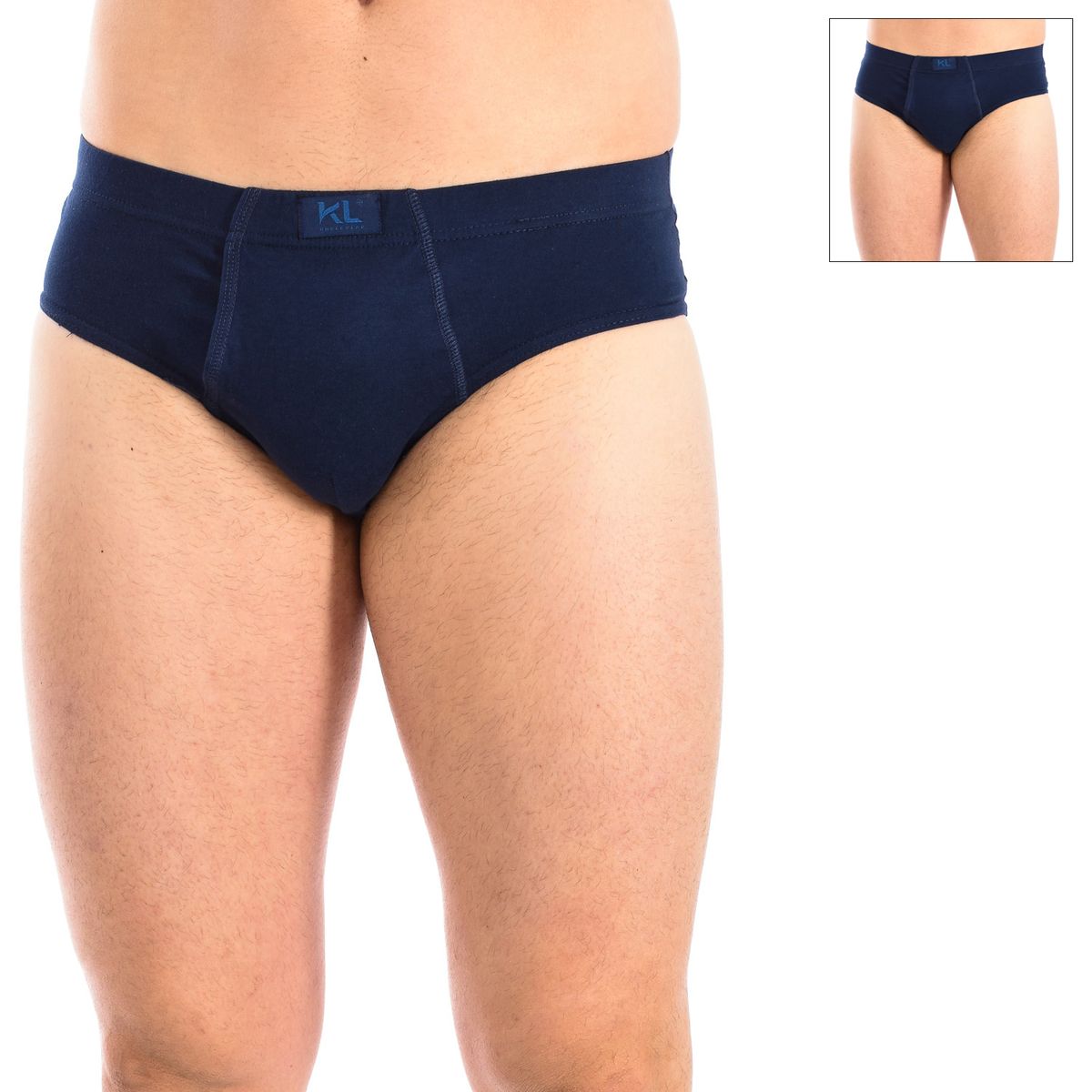 Klassische weiße Baumwollslips Unterwäsche