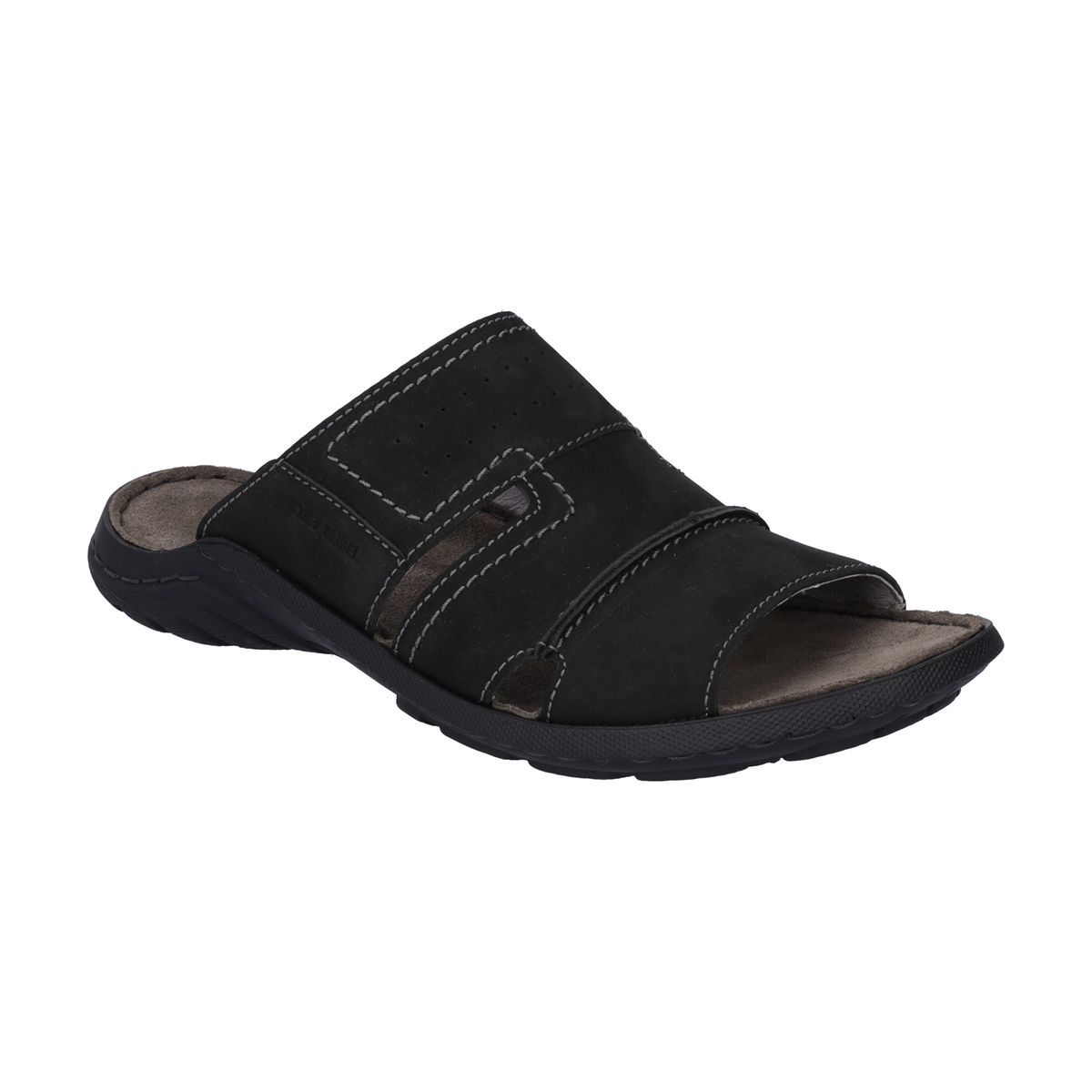 Herren Leder Komfort Pantolette Sandale