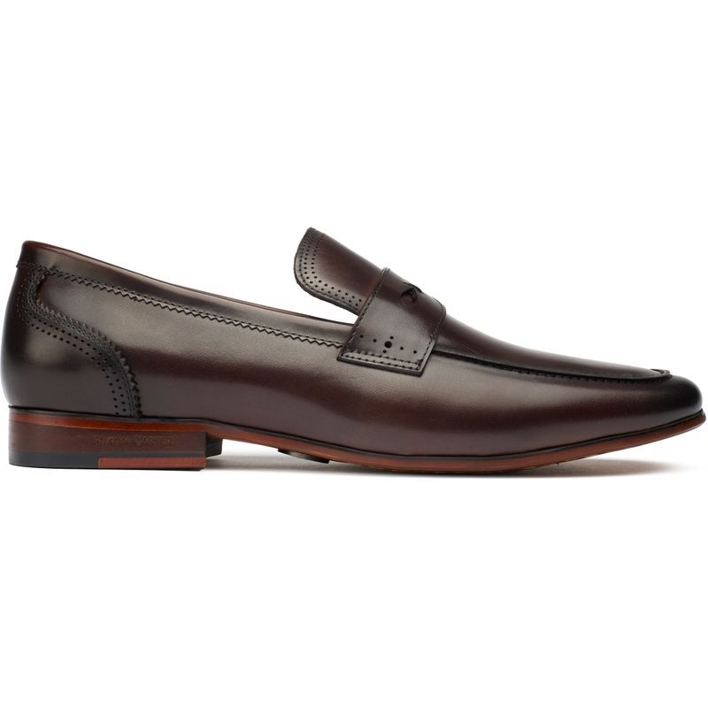 Klassische Penny Loafer Schuhe aus Leder