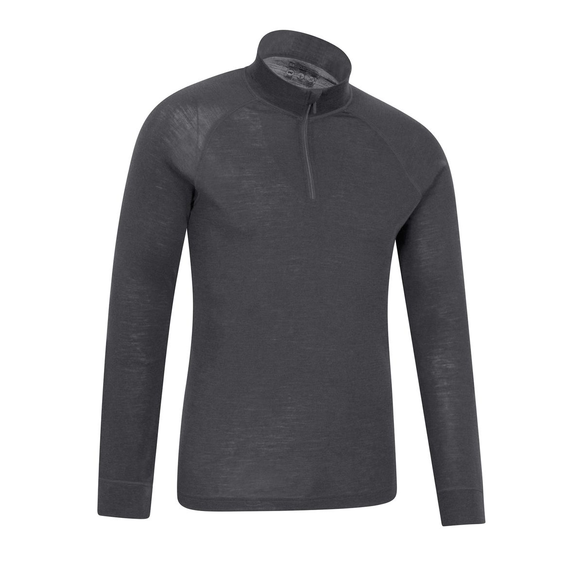 Merino Base Layer mit Halbreißverschluss