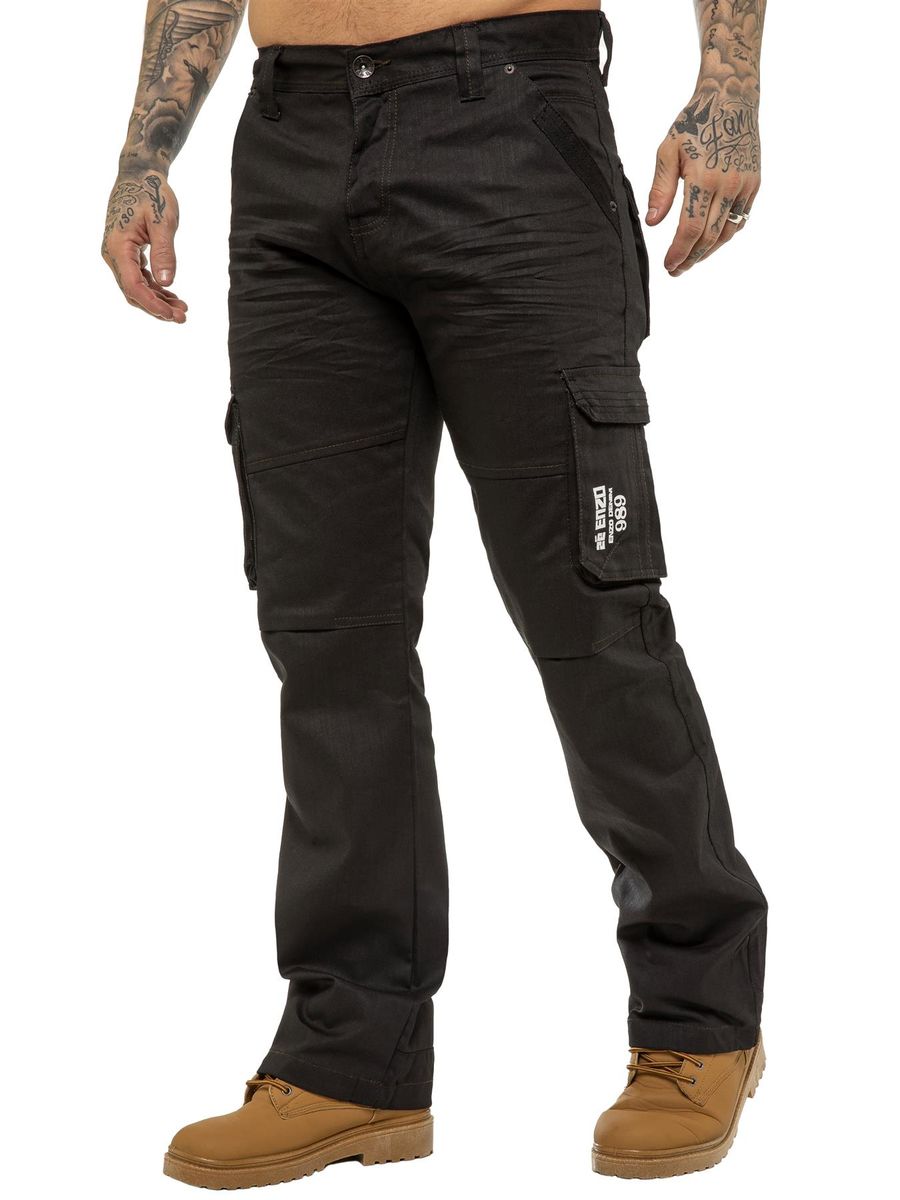 Herren Cargo Jeans mit lockerer Passform