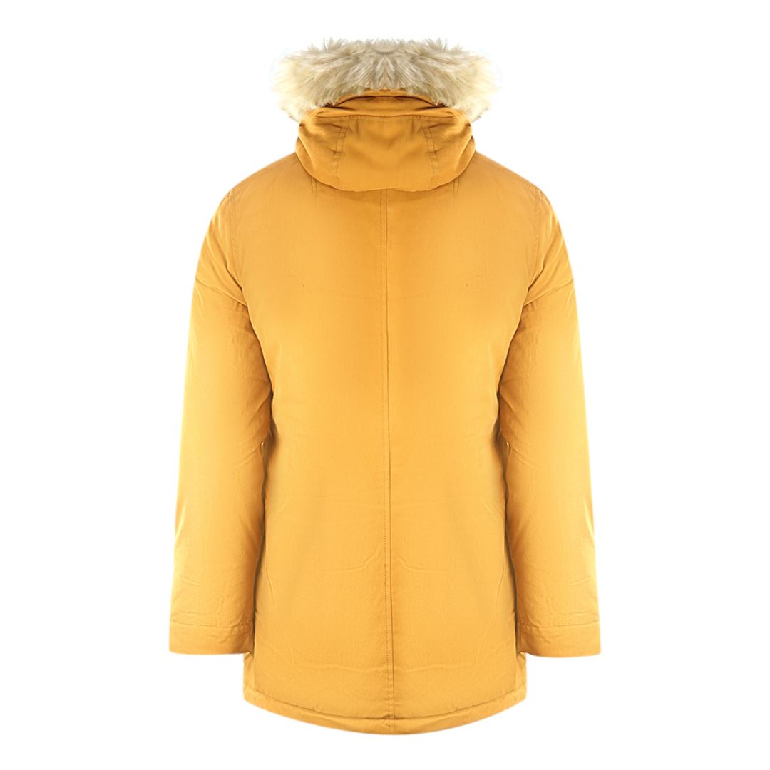 Winterparka mit Kunstfellbesatz