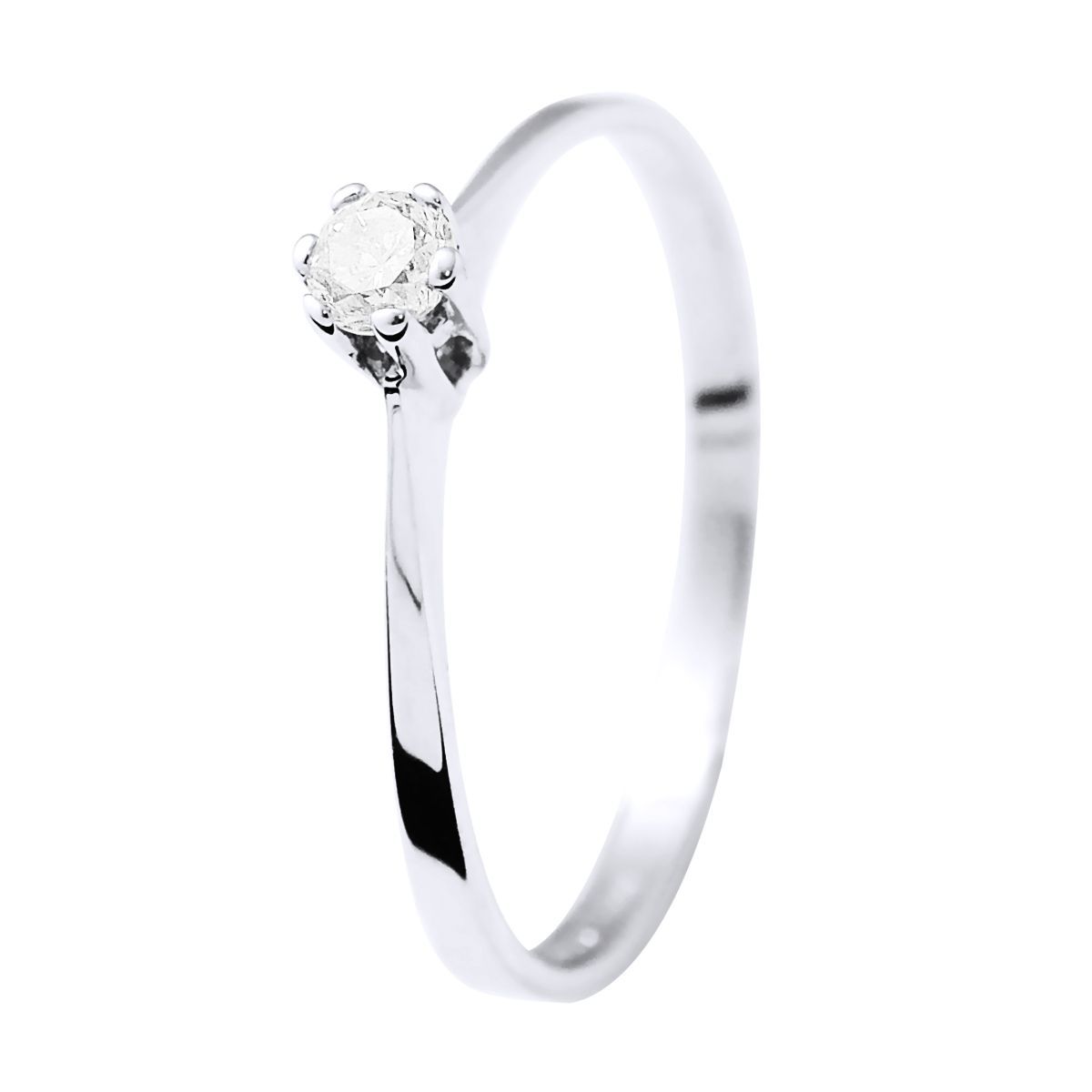 Klassischer Diamant-Solitär-Ring
