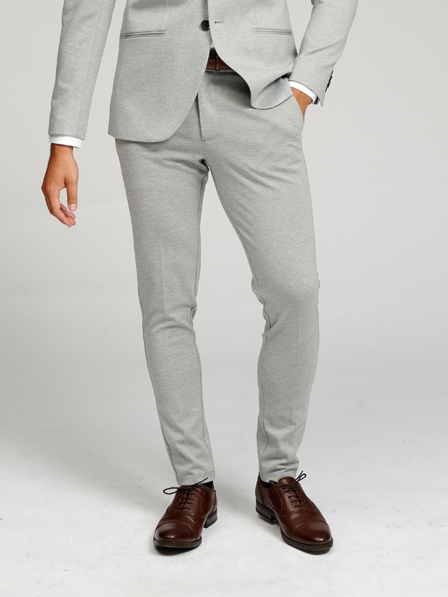 Schmale Performance Stoffhose