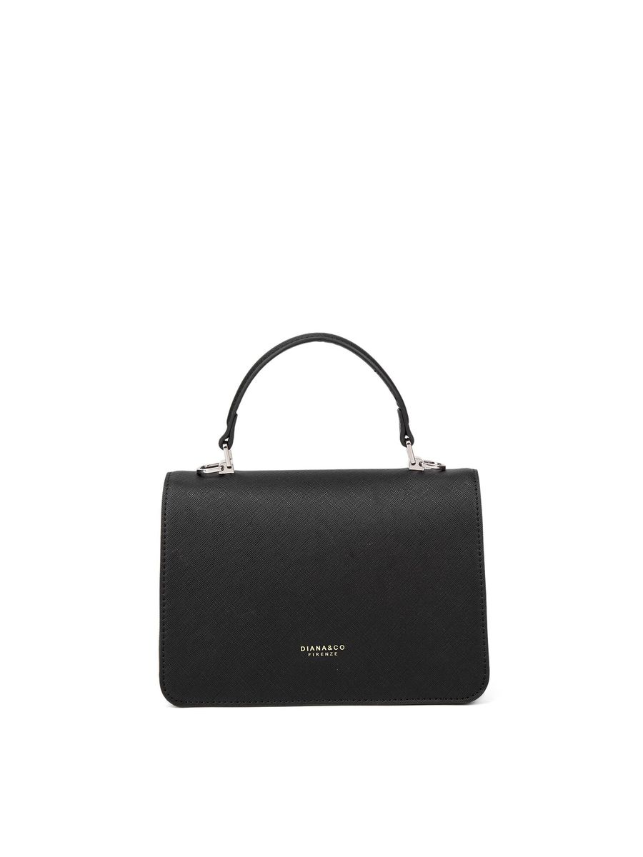 Klassische strukturierte Satchel Handtasche