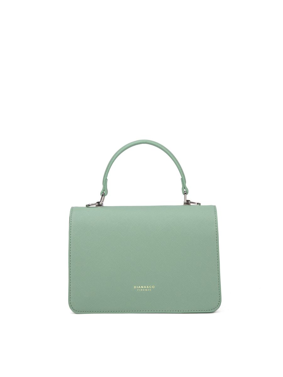 Klassische strukturierte Satchel Handtasche