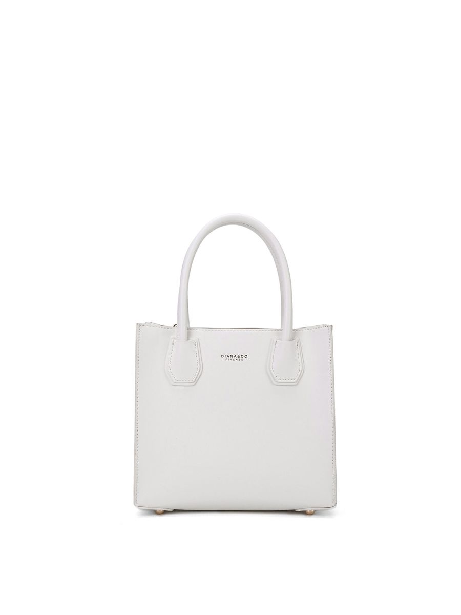 Klassische strukturierte Satchel Handtasche
