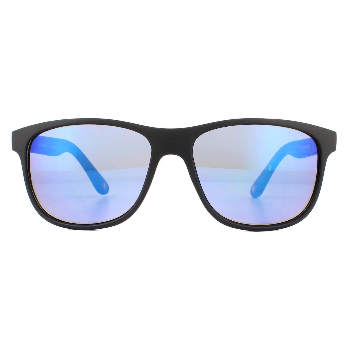 Rechteckige Sonnenbrille mit verspiegelten Gläsern