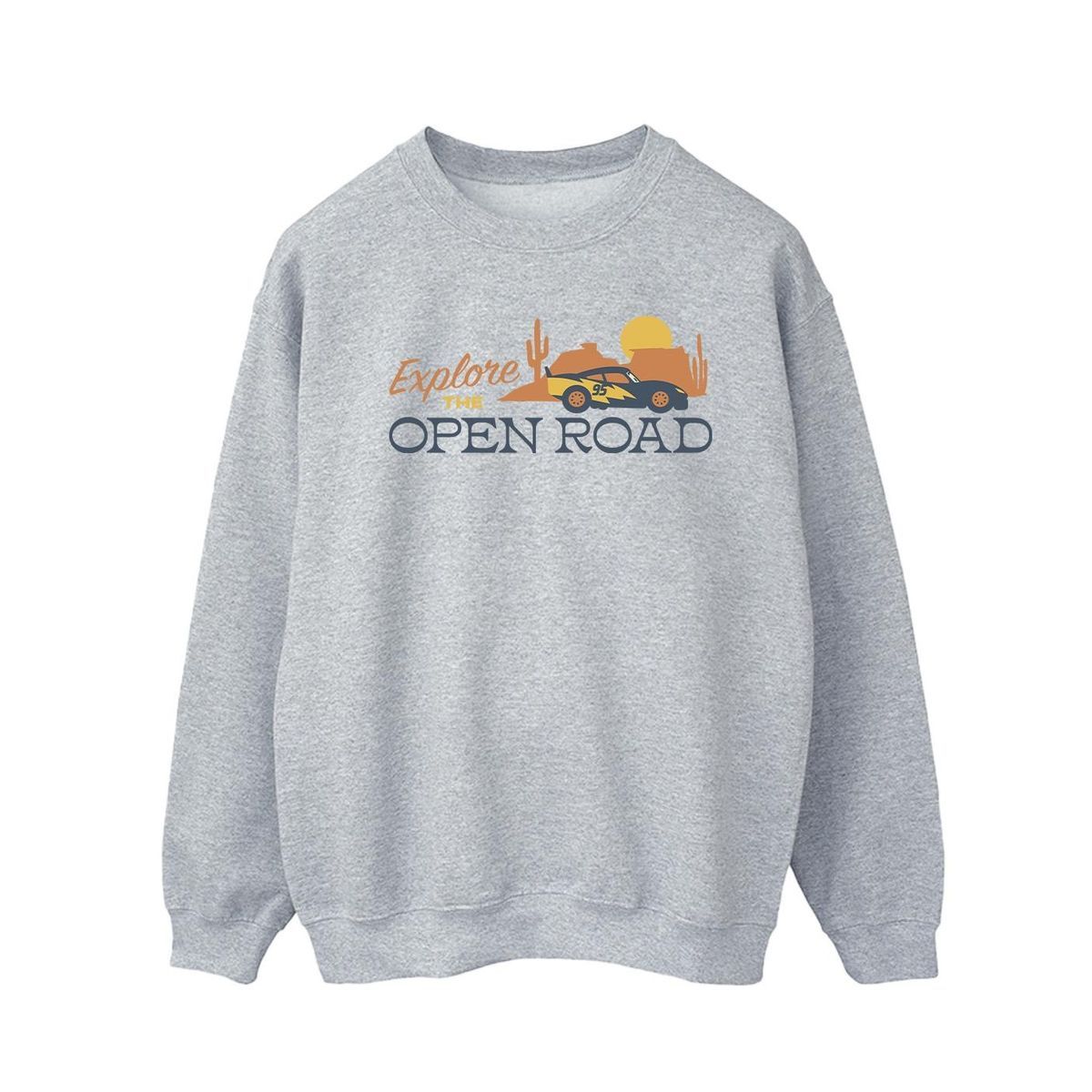 Cars Explore Open Road Rundhals-Sweatshirt