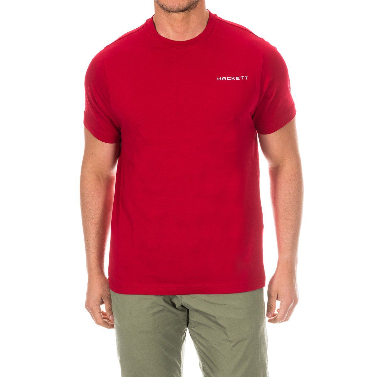 Klassisches Kurzarm-T-Shirt mit Rundhalsausschnitt