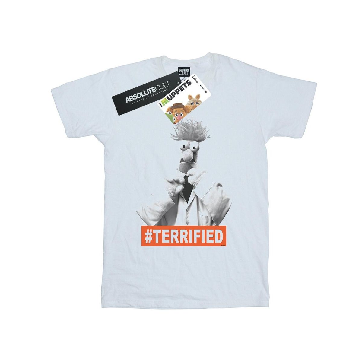 Muppets Beaker Terrified Herren T-Shirt